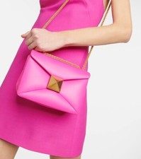 Valentino SMALL ONE STUD HANDBAG IN NAPPA pink bag - BNWT