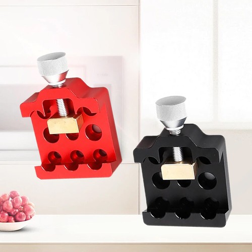 Medium Red/Black Dovetail Clamp with Brass Screw 75 Degree Base For Telescope