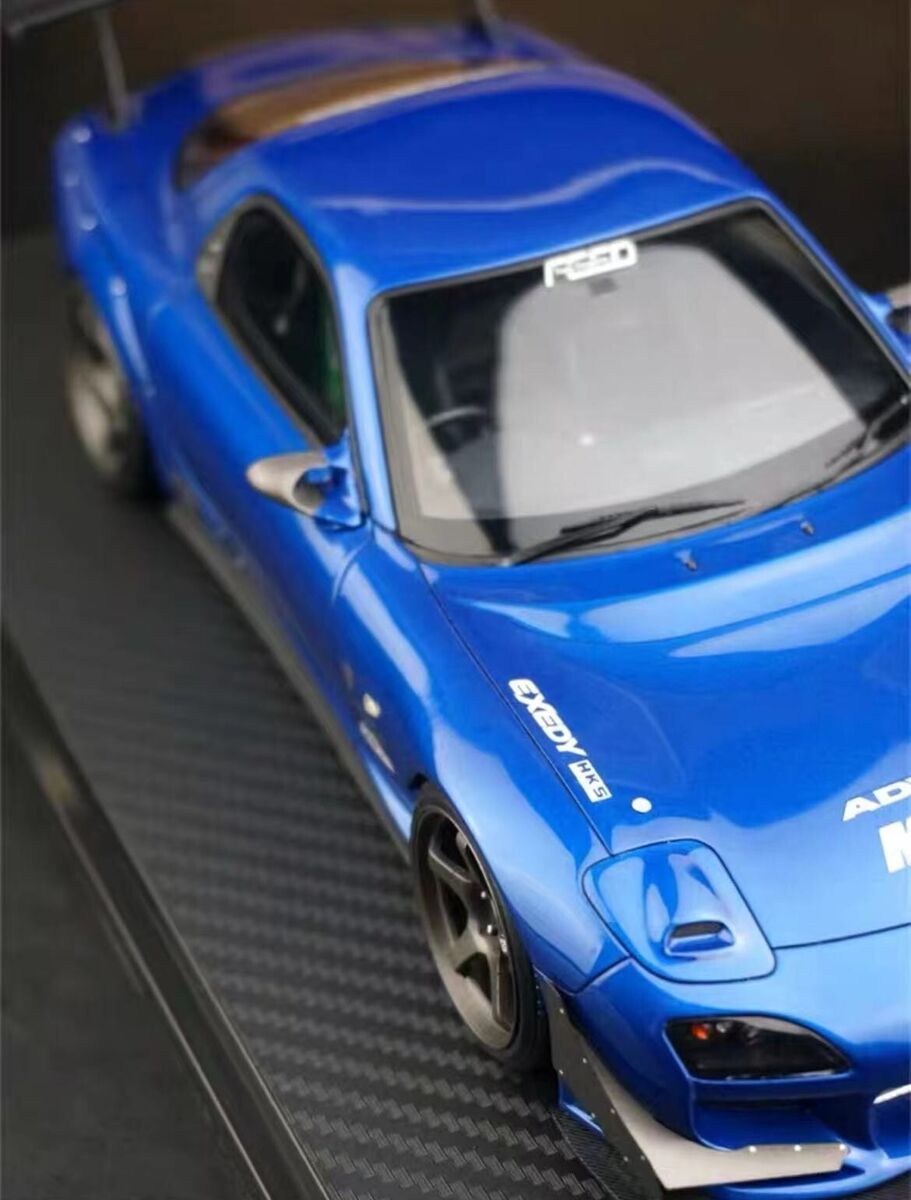 Ignition Model 1/18 FEED Mazda RX-7 (FD3S) 魔王 Blue Ignition Model 1/18 FEED Mazda RX-7 (FD3S) 魔王 Blue