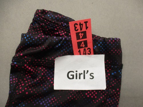 PUMA Size 4 Girls Multicolor Stretch Waist Pull On Compression Leggings 143 - Picture 7 of 7