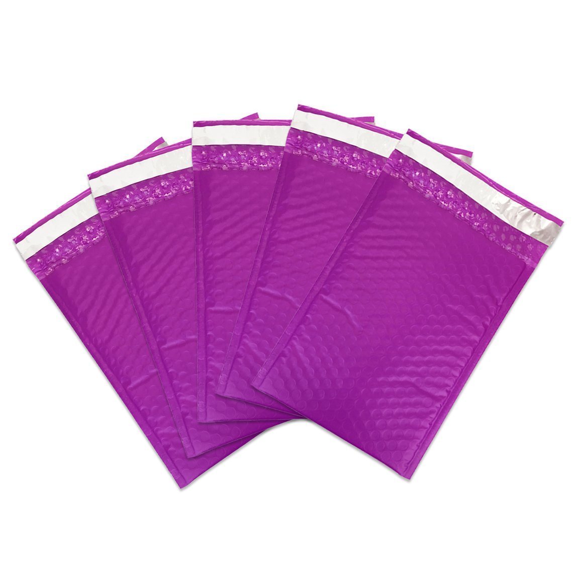 Lot De 200 Enveloppes Rembourrées à Bulles Fantasybuy - Taille #1 (7,25" X 11") - Gris/blanc - 100% Recyclable