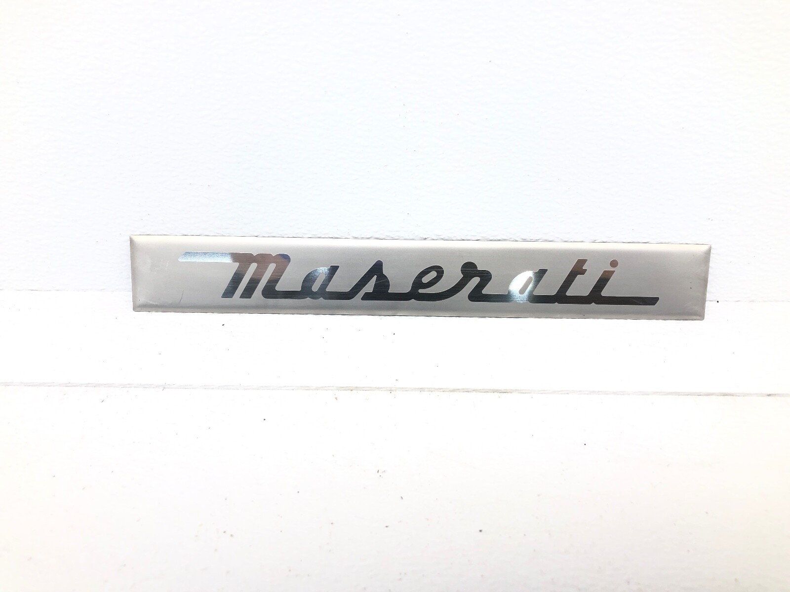 2014-2017 MASERATI QUATTROPORTE DOOR SILL SCUFF STEP PLATE TRIM X3 OEM.