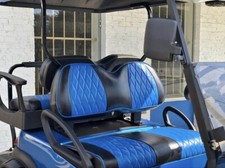 Premium Diamond Pleated Golf Cart Seat Covers