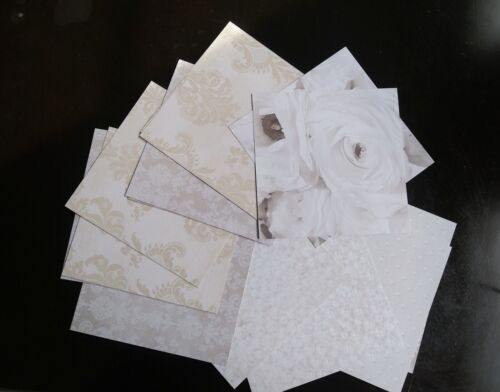 Card Making 6X6 Paper 16 Pgs Scrapbooking Elegant Journal Bridal Wedding 1005