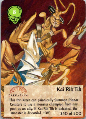Spellfire 4th Edition Kai'Rik'Tik 340/500