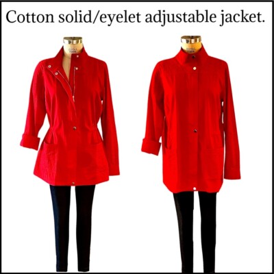 *NEW PRICE!! Light Jacket w Waist Cinch Detail. Versatile & Super Cute!