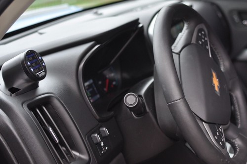 15 21 Chevy Colorado Canyon Defrost Vent Left Single Banks Gauge Pod Mount 52mm - Picture 7 of 7