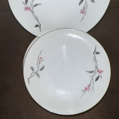 8 Bread Plates Cherry Blossom Fine China 1067 Japan 6.5" - Picture 2 of 3