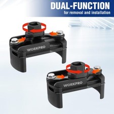 Workpro Universal Oil Filter Wrench Adjustable With Auto-clamp Spring Tool Usa