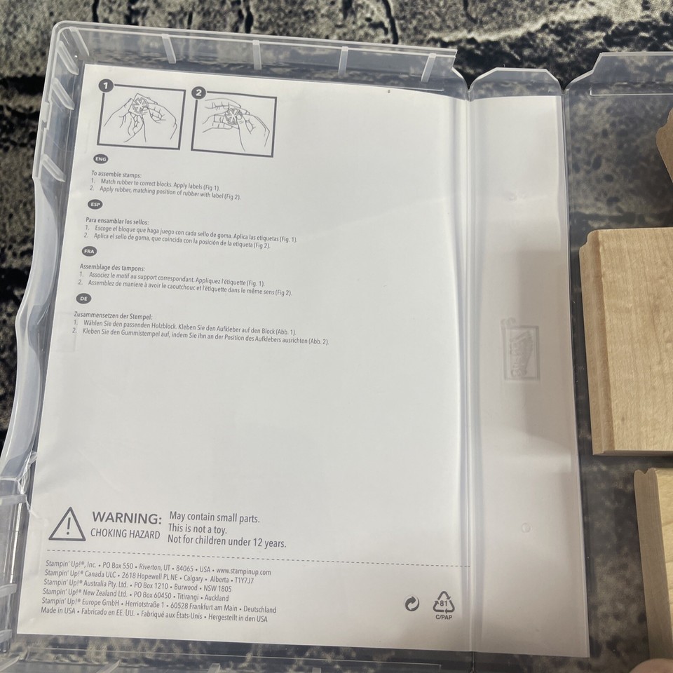 Stampin Up! BUTTERFLY BASICS Set of 11 Rubber Stamps Wood Base 138813 ...