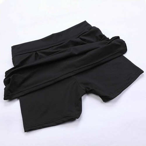 Damen Kurz Hosen Yogahose Shorts mit Mini Rock Fitness Sport Laufen Jogginghose - Bild 8 von 24