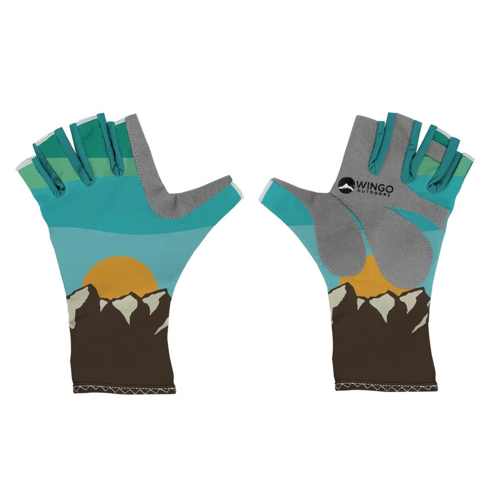 Wingo Outdoors Performance Light Weight Fish Skin Casting Sun Gloves - NEW!
Opens in a new window or