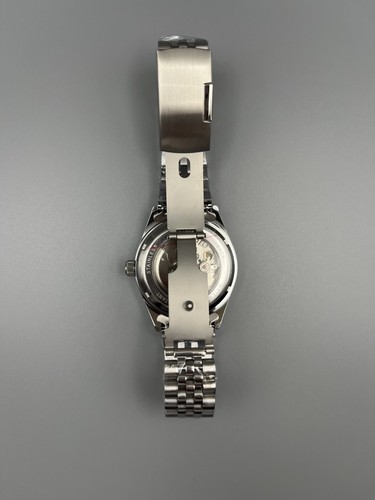 Orologio Meccanico Automatico uomo Datario Luxury acciaio bracciale jubilee - Foto 5 di 15