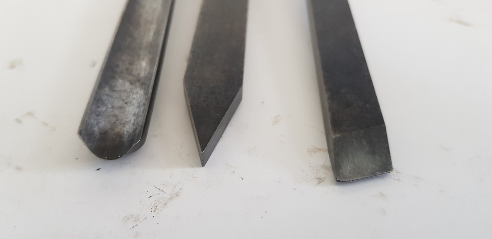 VINTAGE MARPLES Set Of 3 Wood Turning Chisels eBay