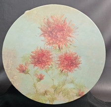 13 inch Fabrice De Villeneuve Floral Design Hat Box 2005 