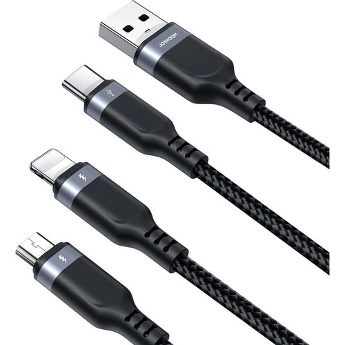 Ladekabel / Datenkabel USB-A zu USB-C / iPhone/ microUSB 3.5A 0.3m Joyroom - Zdjęcie 4 z 8