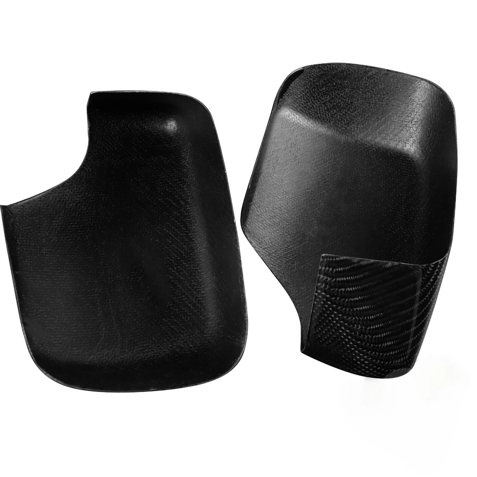 Real Carbon Fiber Side Mirror Cover Caps For 1998-2005 BMW 3 Series E46 4 Door Foto 3 de 4