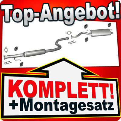 Auspuff für ROVER 45 (RT) 1.4 1.6 Schrägheck Auspuffanlage