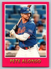 2024 Topps Heritage #75BS-11 Pete Alonso 1975 Baseball Sensations