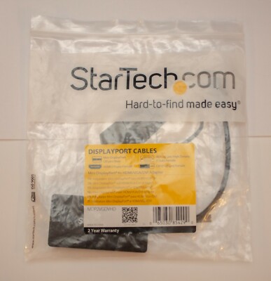 StarTech MDP2VGDVHD 3-IN-1 Adapter Mini DisplayPort to VGA DVI or HDMI Converter
