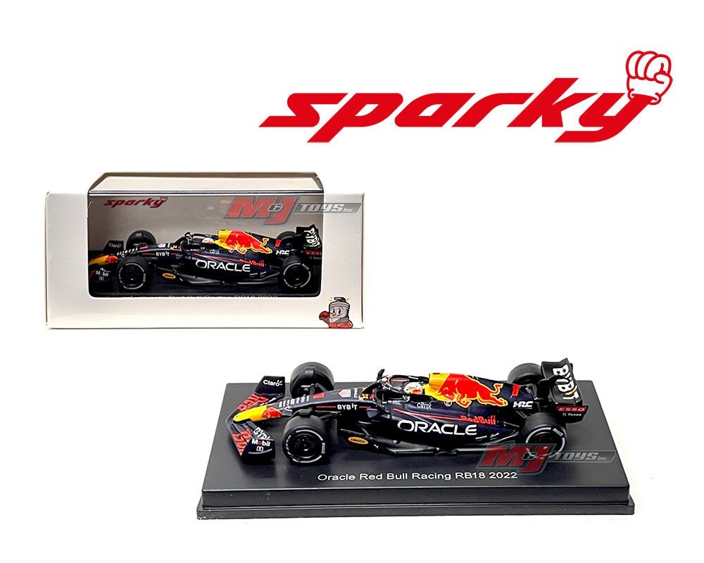 Sparky 1:64 Oracle Red Bull Racing RB18 F1 No.1 2022 Max Verstappen