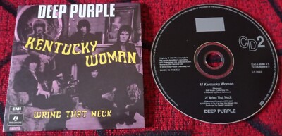 DEEP PURPLE ** Kentucky Woman / Wring That Neck ** 2002 CARDBOARD CD SINGLE (2)