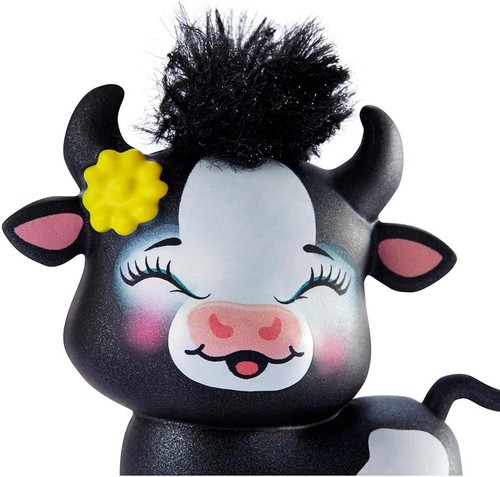 Enchantimals- Cambrie Bambola con Famiglia di 3 Cuccioli di Mucca, Giocattolo pe - Photo 2/6