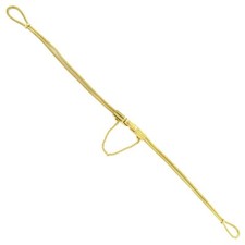 Milano Gold Tone Fancy Mesh Ladies Vintage Style Cord Watch Band 1430 Y Long