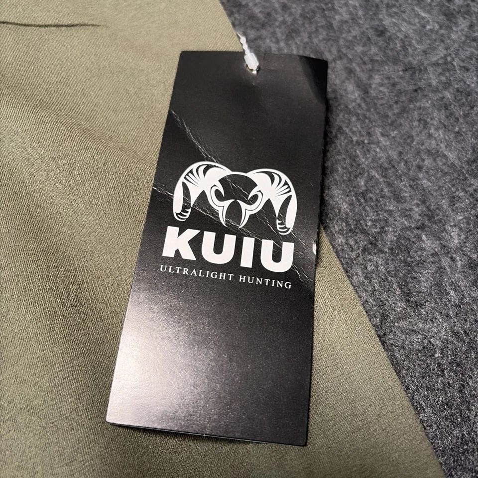 KUIU Baselayer Pants Men Sz XXL Peloton 118 Primeflex Knit Hunting Full Zip Legs - Image 3 of 4