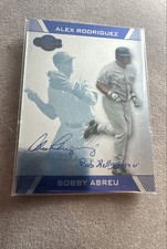 2007 Topps Co-Signers - Alex Rodriguez, Bobby Abreu #80 Silver Blue /150