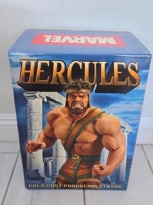 NIB Hercules Cold Cast Porcelain Statue Ltd Ed 74/100 Hard Hero Marvel