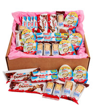Personalised Kinder Chocolate Gift Box Hamper UK, Birthday Treat