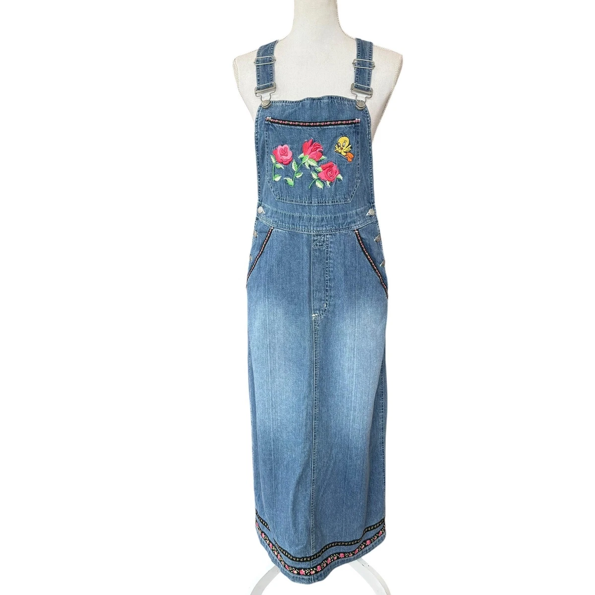 green emerald velvet dress Frankie Floral Denim Overalls main image 0