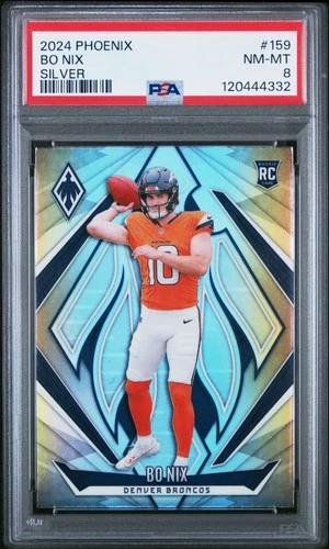 2024 PANINI PHOENIX SILVER #159 BO NIX PSA 8