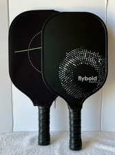 Pickleball Paddles Set Pickle Ball Paddle Set of 2 with 4 Pickleball Balls