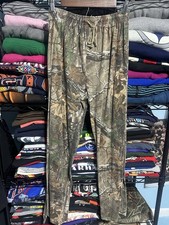 Vintage Real Tree Camo Pajama Pants Sweatpants Mossy Oak Camouflage Size M Y2K