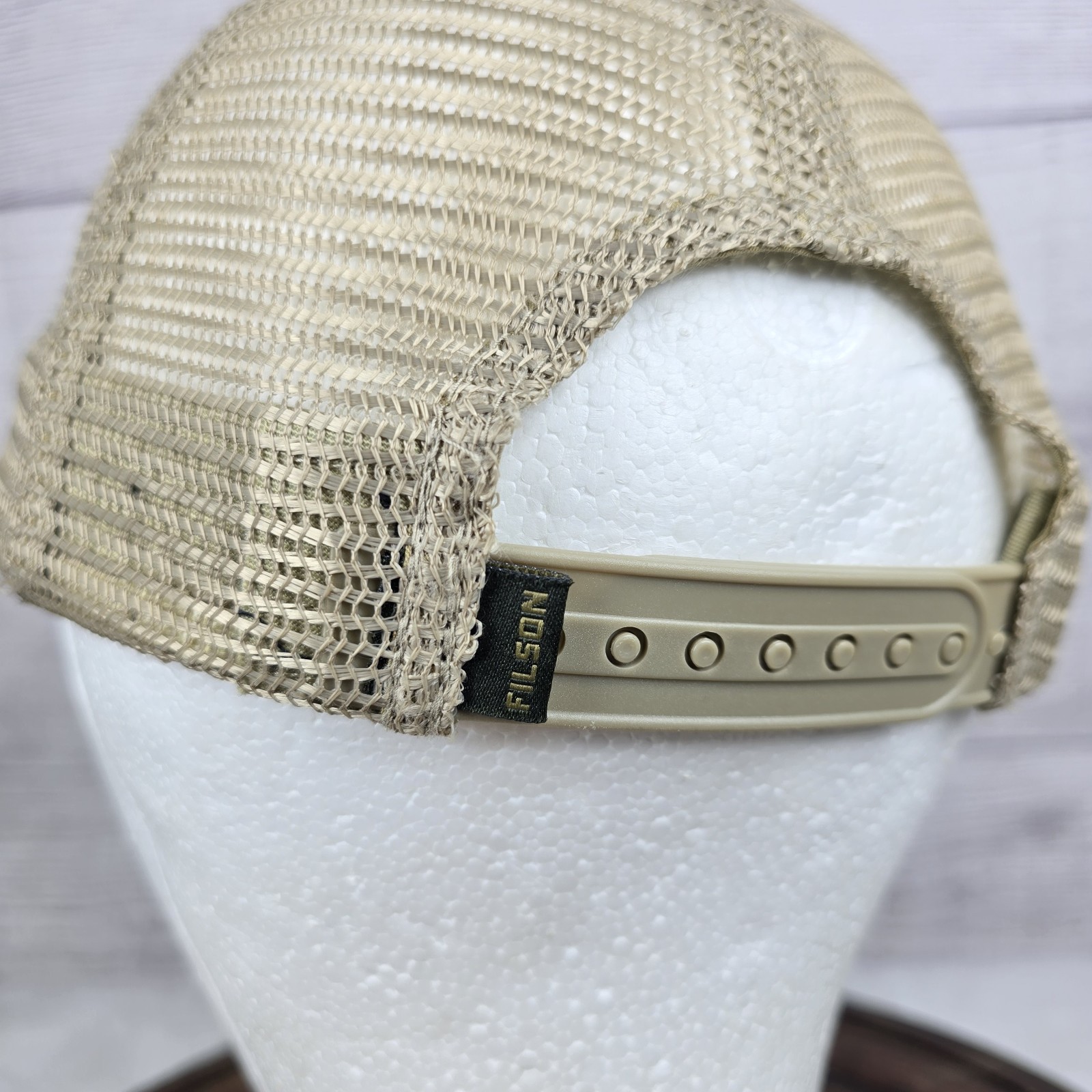 CC Filson Big Patch Brown Back Mesh Snapback Truc… - image 5