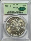 1904-O Morgan Dollar — PCGS/CAC MS64 — Frosty Luster • Premium CAC Bean!