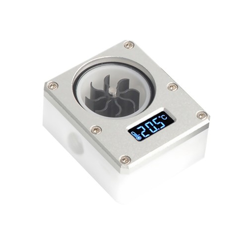 Water Flow Meter Indicator with Temperature Sensor System Monitor VA LCD Screen - Photo 11/16