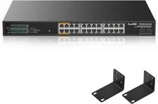24 Port 2.5Gb PoE Managed Switch w/2 x 10G SFP+ Port 1-4 Up to 90W IEEE 802.3bt