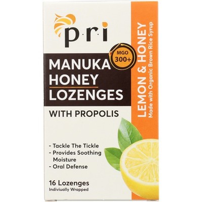 Pacific Resources Intl Manuka Honey Propolis Soothing Lozenges Rice 4G