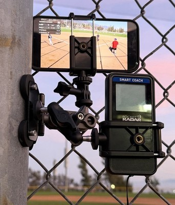 Kombo Fence & Magnetisch Post Halterung für Gamechanger,Cell Phone ,Mevo Start,