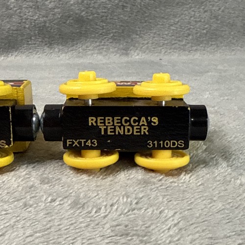 Thomas & Friends Wooden Rebecca Railway Train Car Tank Engine and Tender FXT43 - Picture 8 of 8