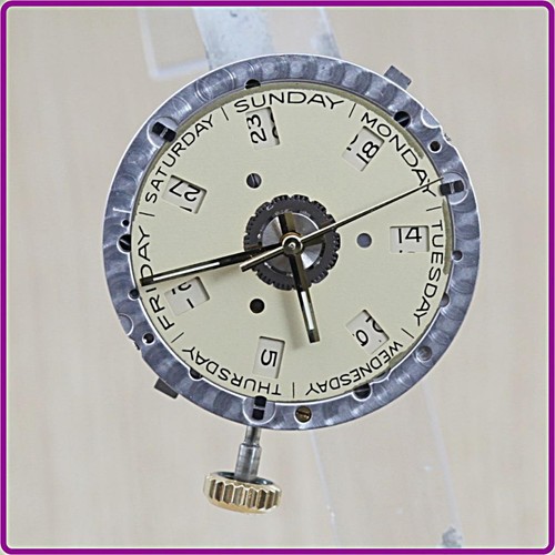 ROLEX ORIGINAL CAL 3155 31JEWELS DOPPIO QUICK SET MOVIMENTO AUTOMATICO.., FUNZIONANTE - Foto 10 di 10