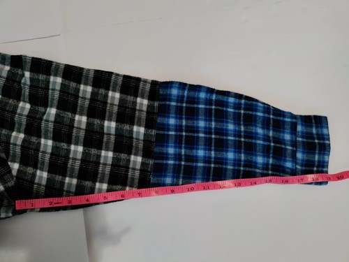 TopShop Size 10 Womens Multicolor Plaid 100% Cotton Flannel Button Down Shirt - Picture 4 of 9