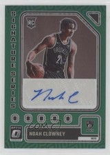2023-24 Panini Donruss Optic Signature Series Green Prizm Noah Clowney Auto 16vq