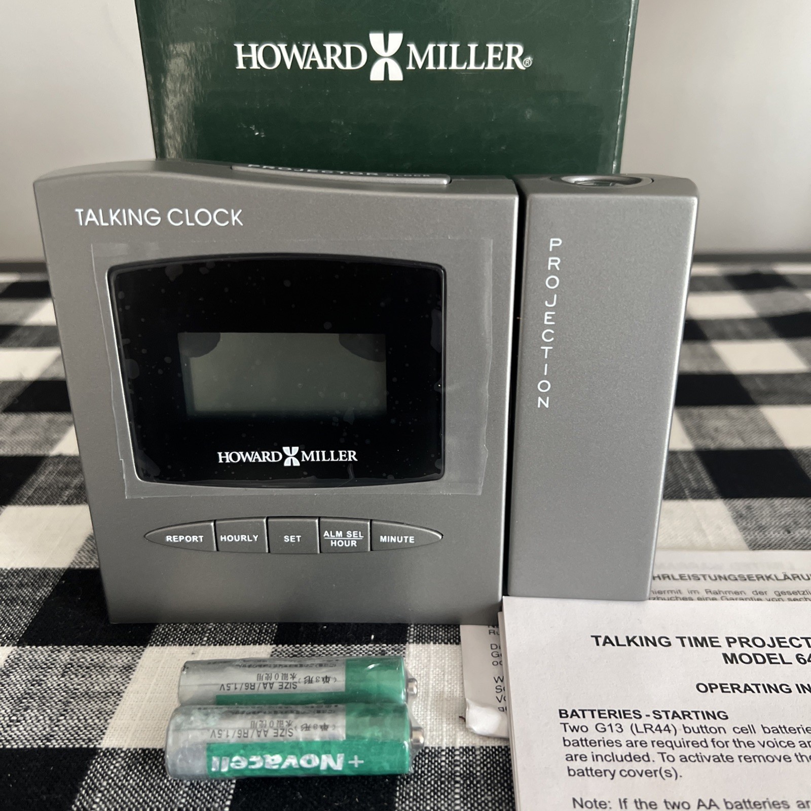 *New *Howard Miller Ceiling Time III 645 592 *Projection, Talking, Alarm Clock photo *New *Howard Miller Ceiling Time III 645 592 *Projection, Talking, Alarm Clock featured image