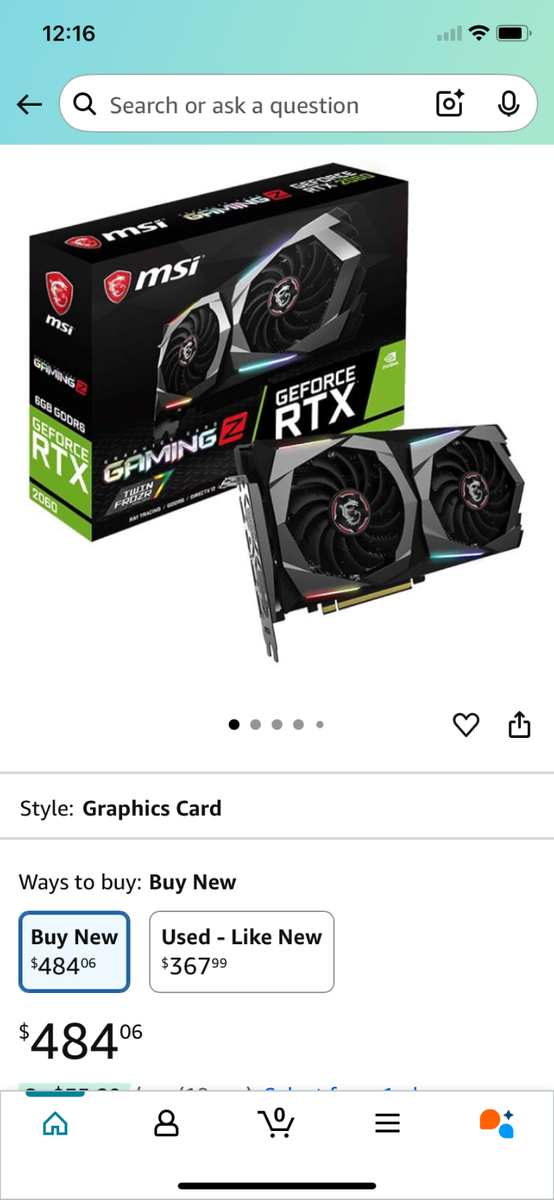 msi twin frozr 7 2060 Super Rtx Overclock In Excellent Condition