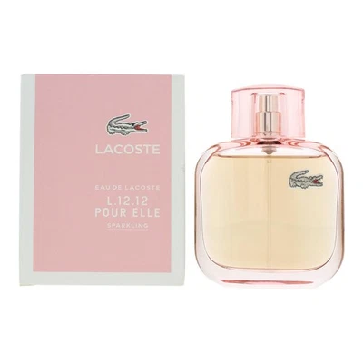 Lacoste Eau De Lacoste L.12.12 Pour Elle Sparkling EDT 90ml Spray - Damaged Box