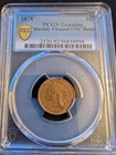 1878 Indian Head Penny, Graded, UNC Detail